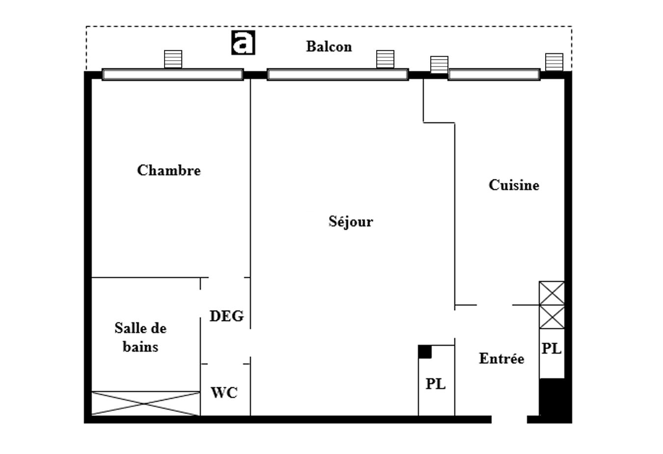 Appartement a vendre puteaux - 2 pièce(s) - 51 m2 - Surfyn