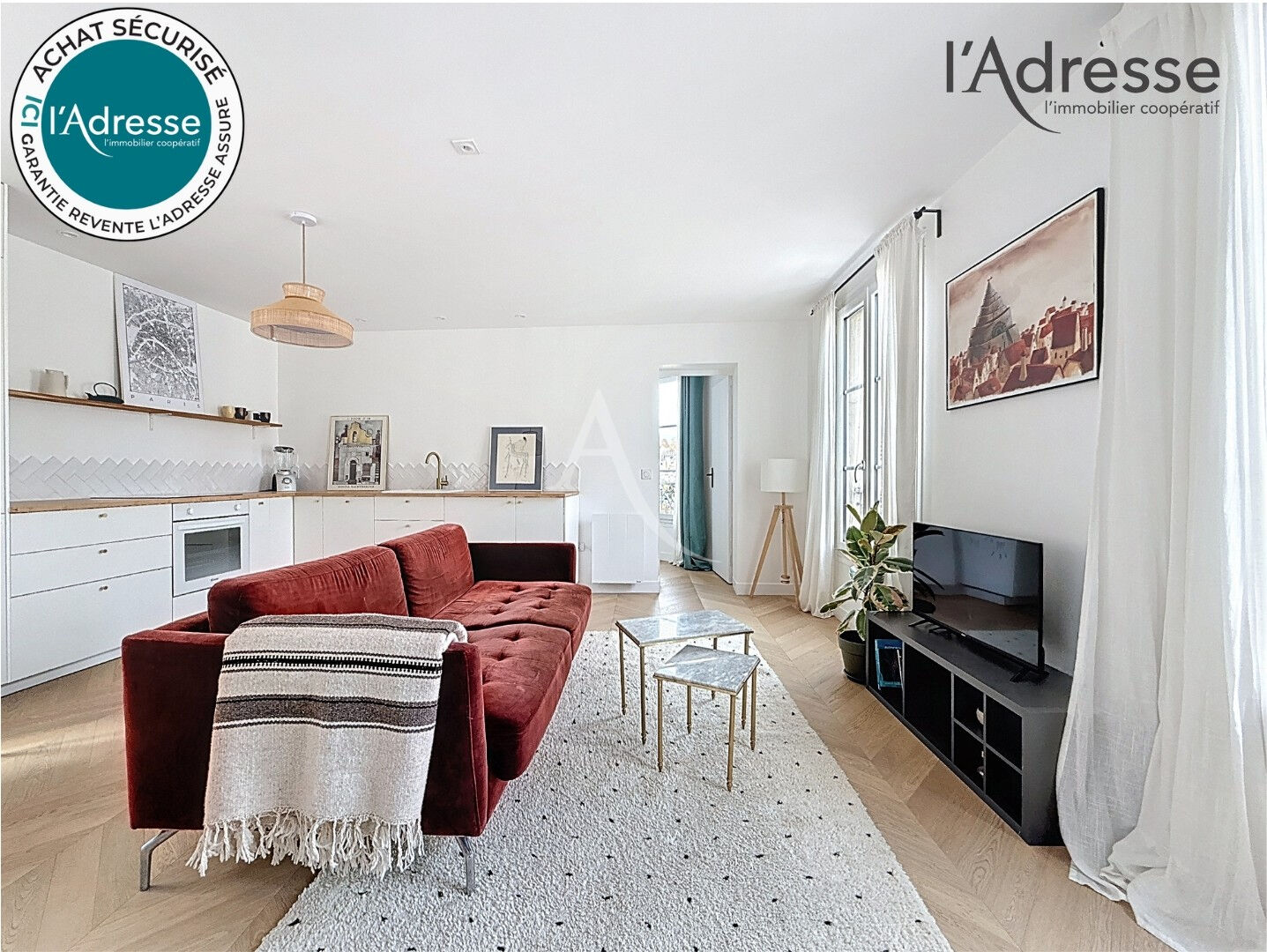 Appartement PUTEAUX (92800) 2 pi&egrave;ces 45.00 m&sup2;