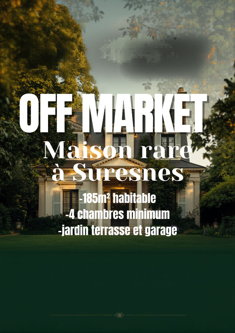 à 6 km de Levallois-Perret 1 000 000 € Maison 7 pièces , 4 chambres 185.00 m² Avec jardin Voir le bien