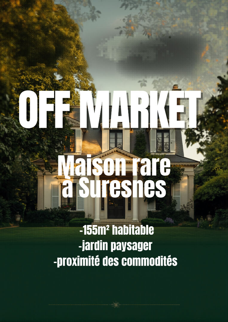 à 6 km de Levallois-Perret 1 385 000 € Maison 6 pièces , 3 chambres 155.00 m² Voir le bien