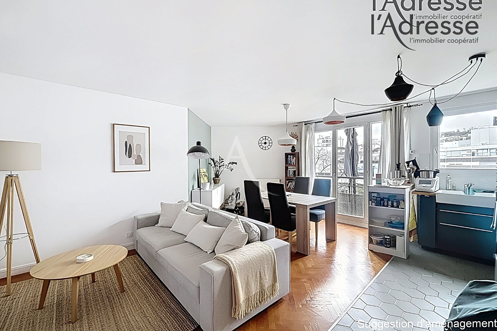 Appartement SURESNES (92150) 2 pi&egrave;ces 47.50 m&sup2;