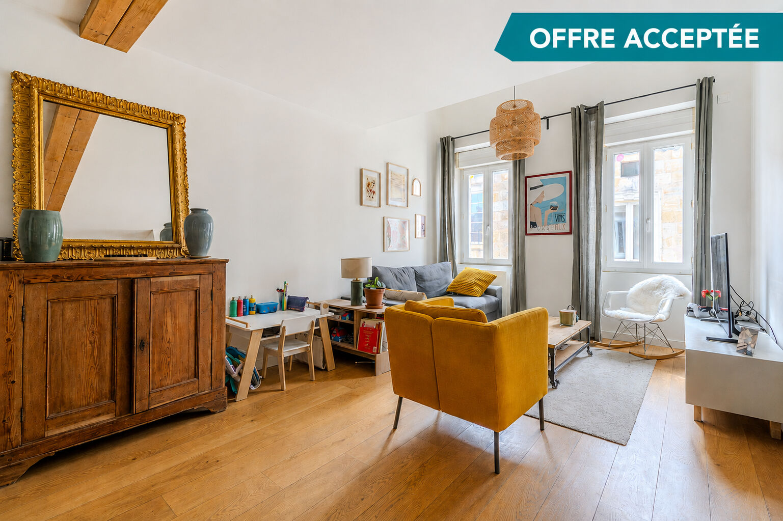 Appartement BORDEAUX (33000) 3 pi&egrave;ces 62.00 m&sup2;