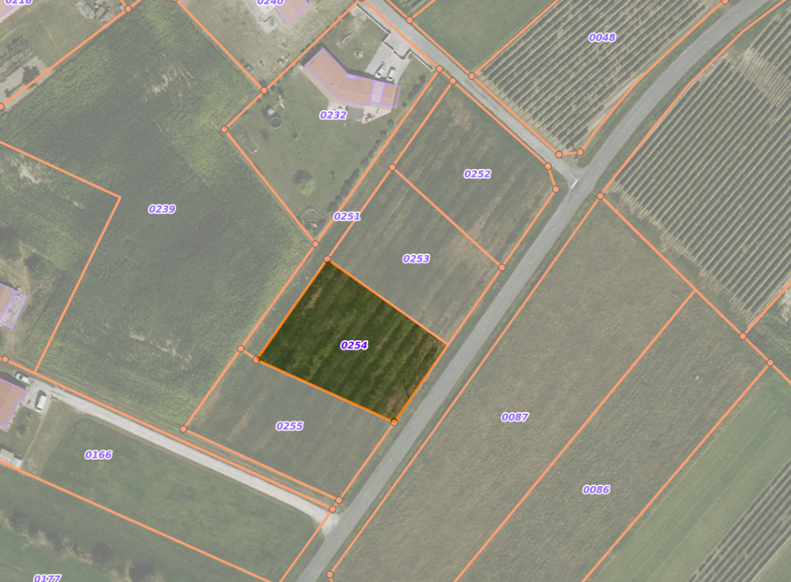 Terrain MERIGNAC (17210) 1554.00 m²