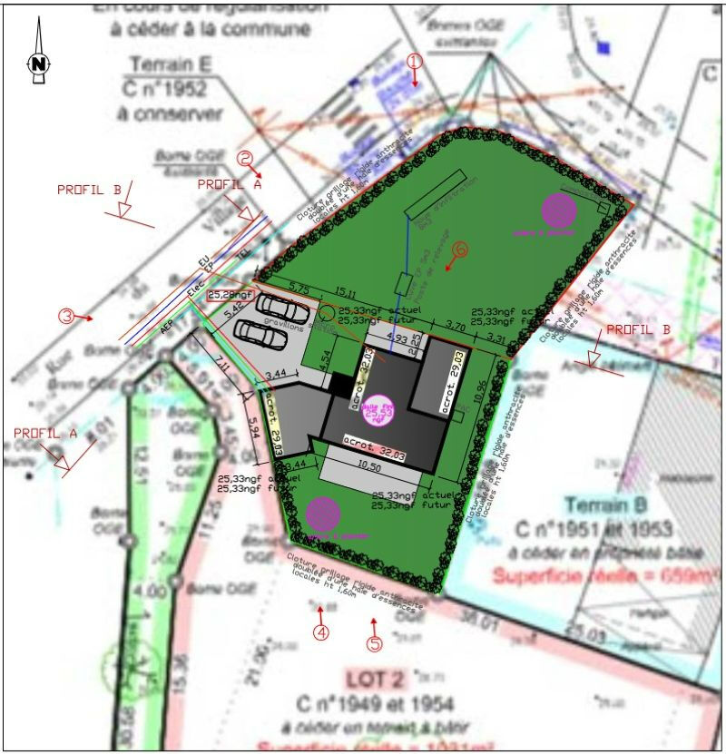 Terrain CORZE (49140) 704.00 m&sup2;