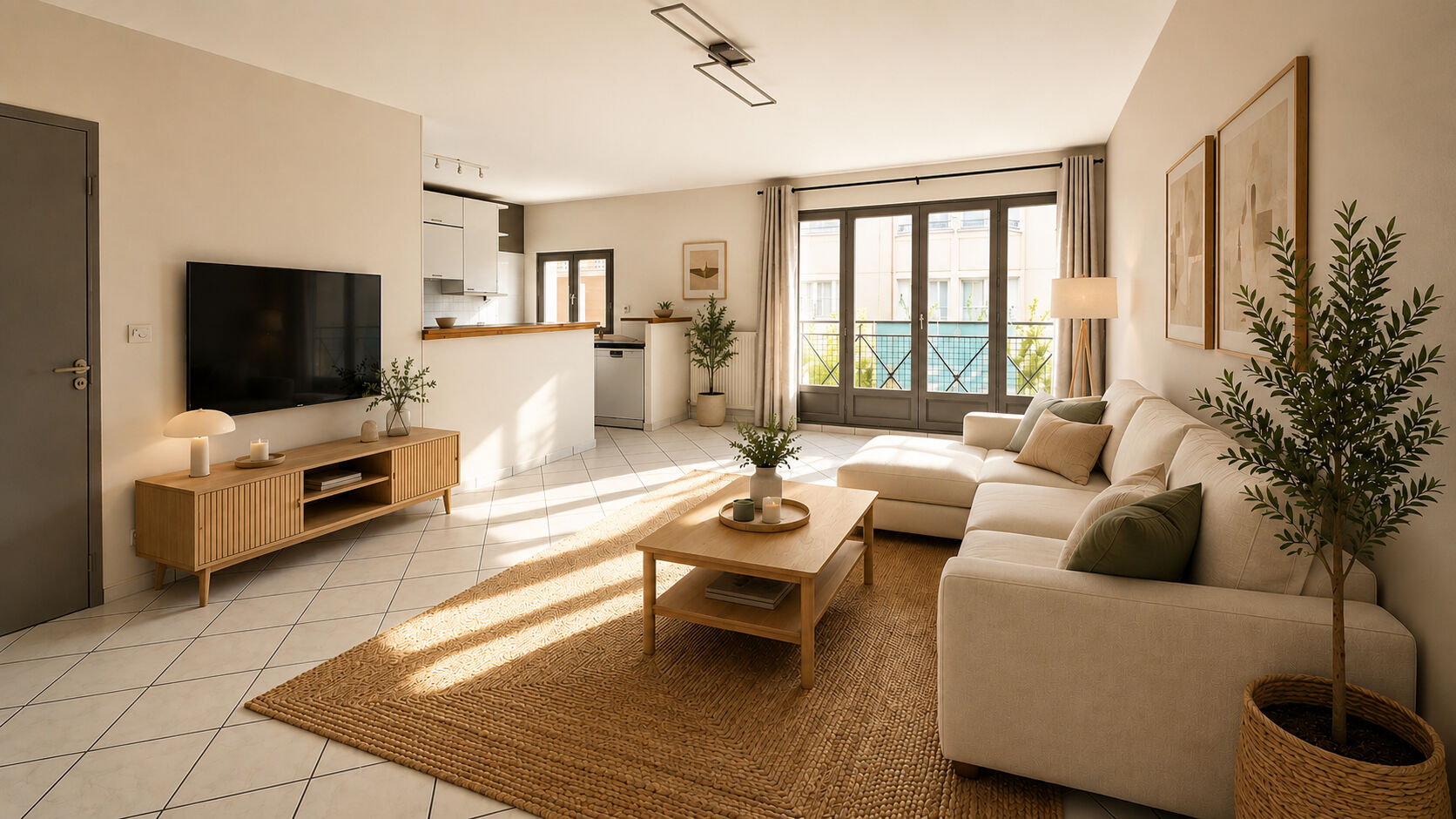 Appartement COURDIMANCHE (95800) 3 pi&egrave;ces 57.70 m&sup2;