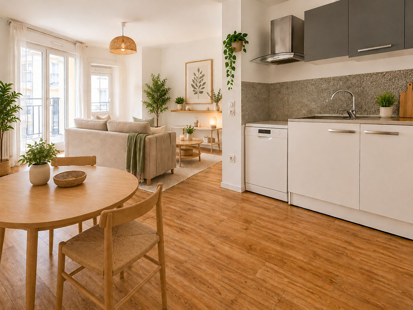 Vauréal (95) Exclusif 164 000 € Appartement 2 pièces , 1 chambre 40.00 m² Avec jardin Voir le bien