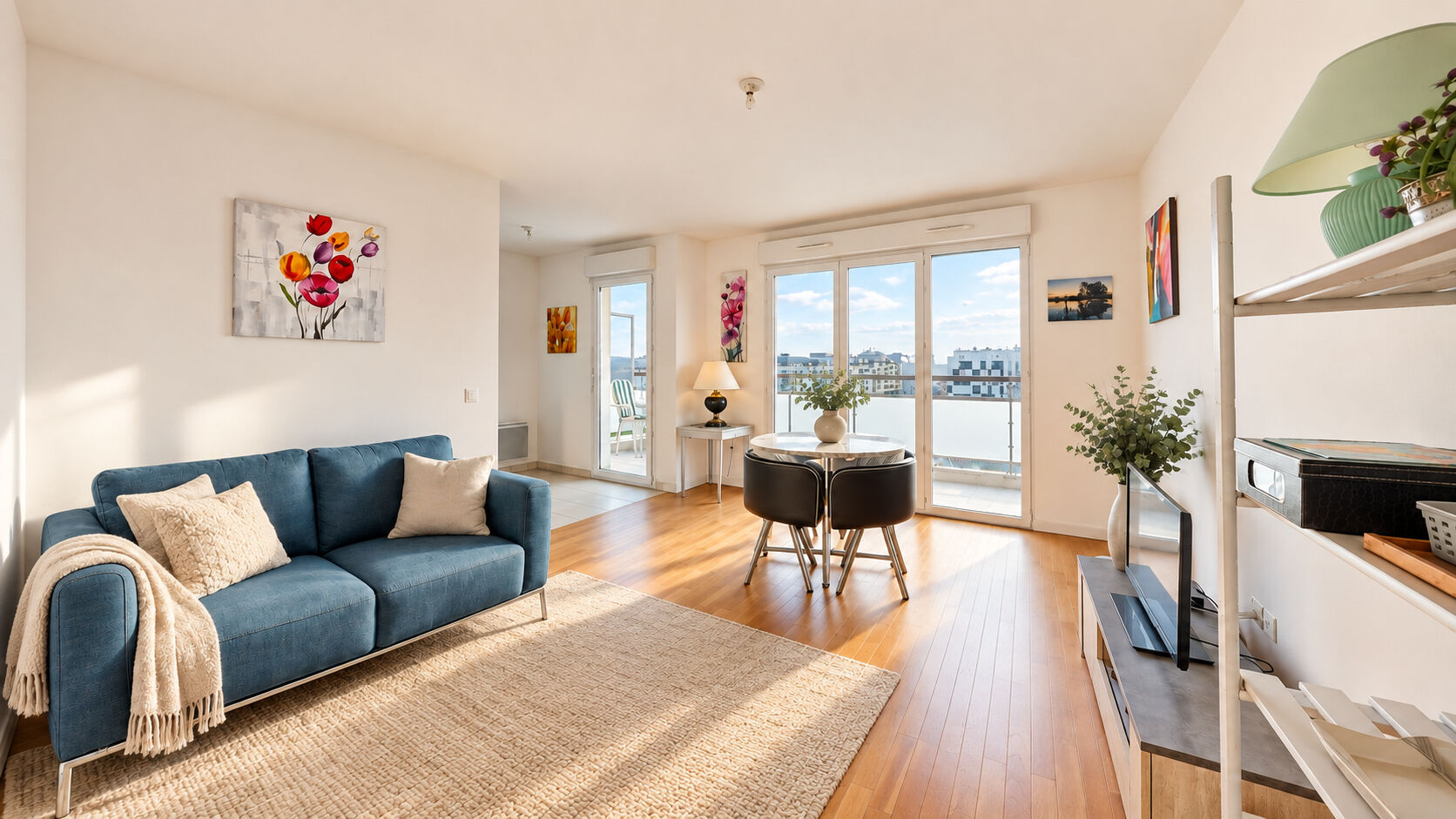 Cergy (95) Exclusif 214 000 € Appartement 3 pièces , 2 chambres 63.00 m²