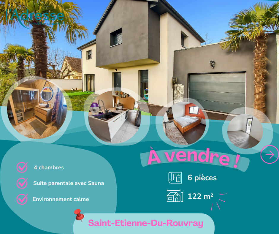 Maison SAINT ETIENNE DU ROUVRAY (76800) 6 pi&egrave;ces 122.00 m&sup2;