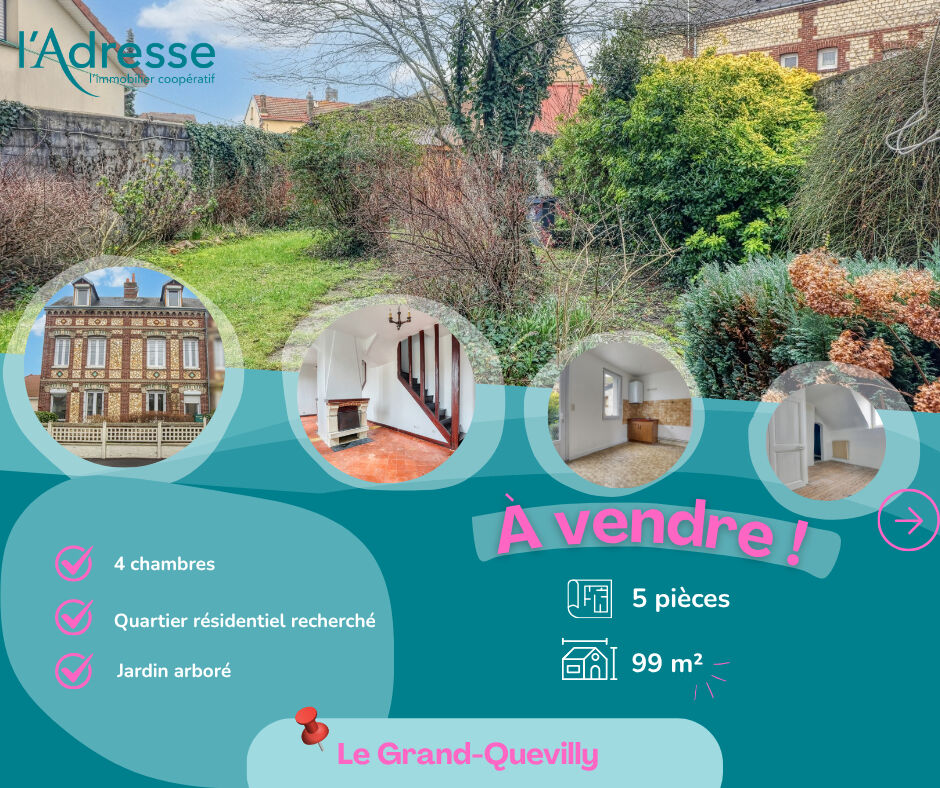 Maison LE GRAND QUEVILLY (76120) 5 pi&egrave;ces 99.00 m&sup2;