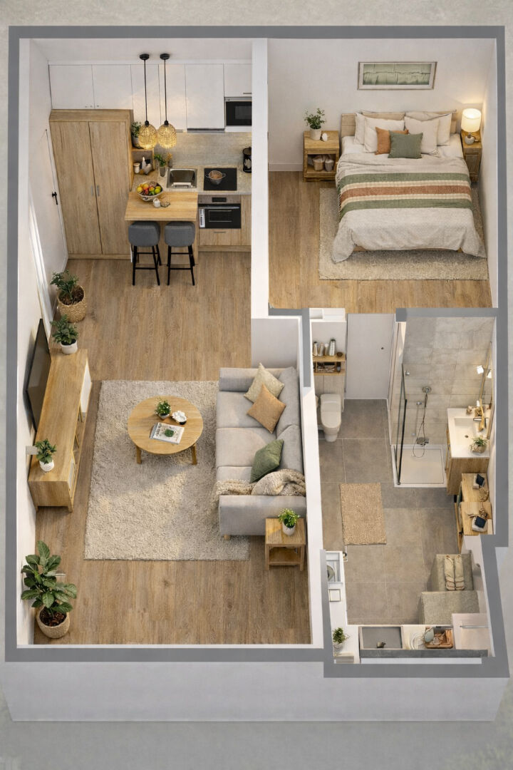 Appartement LE MESNIL ESNARD (76240) 2 pi&egrave;ces 35.40 m&sup2;