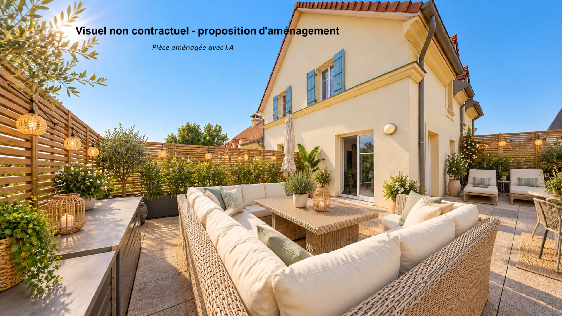 Vauréal (95) Exclusif 325 000 € Appartement 5 pièces , 3 chambres 75.00 m² Avec terrasse Voir le bien