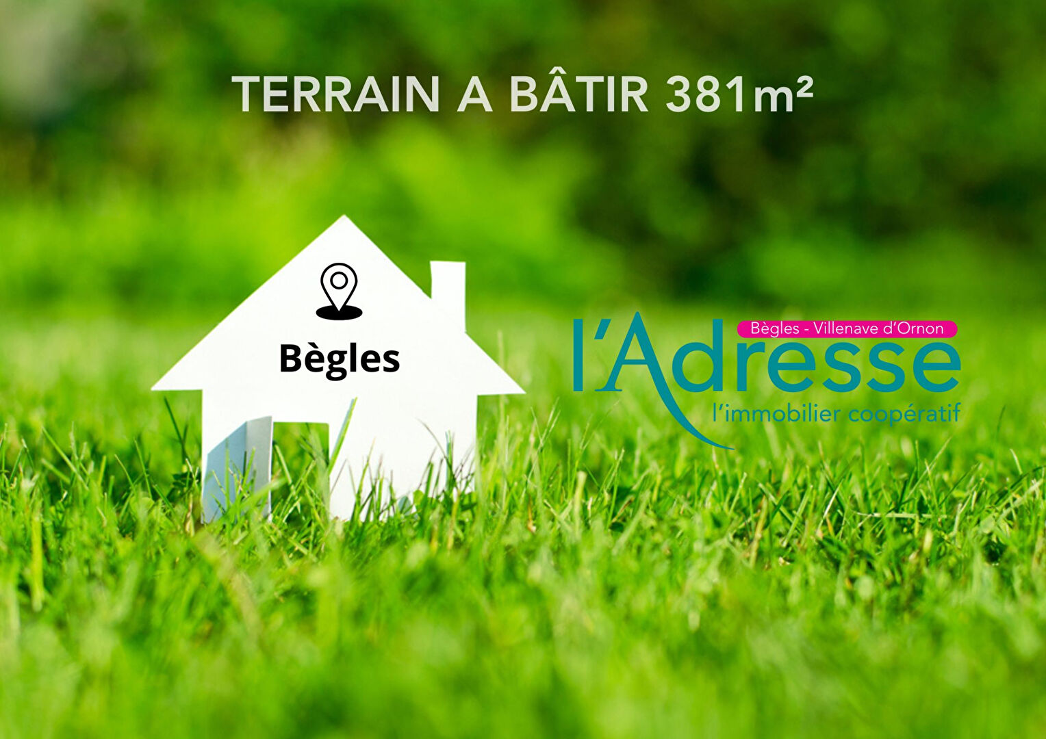 Terrain BEGLES (33130) 381.00 m²