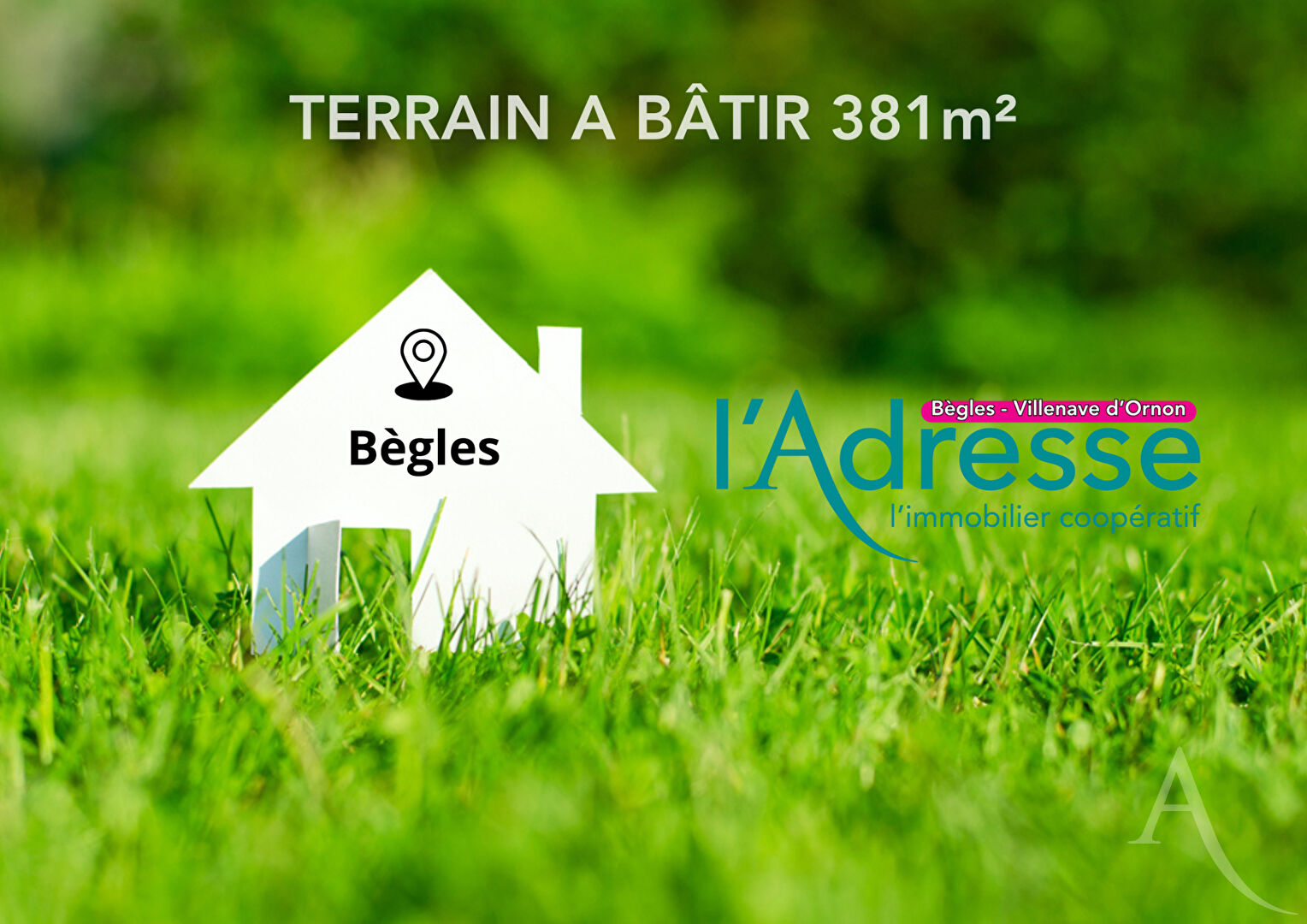Terrain BEGLES (33130) 381.00 m²