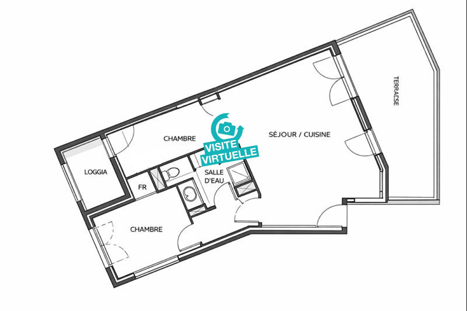 Appartement PEROLS (34470) 3 pi&egrave;ces 57.00 m&sup2;