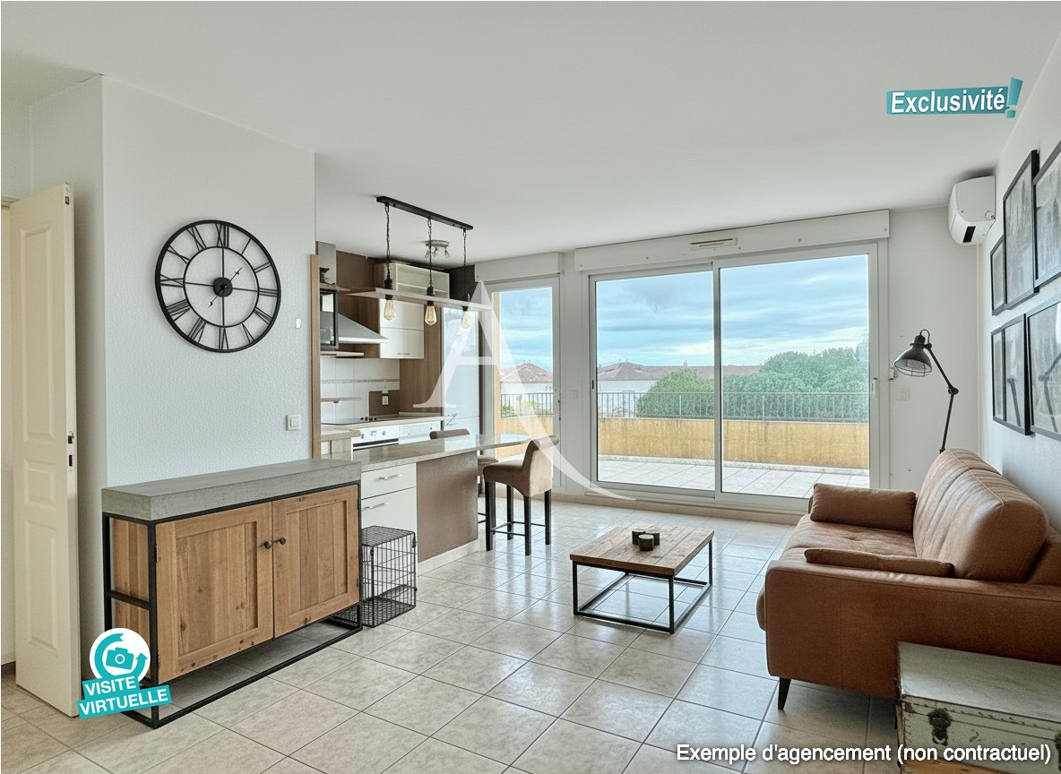 Appartement LATTES (34970) 2 pi&egrave;ces 43.40 m&sup2;