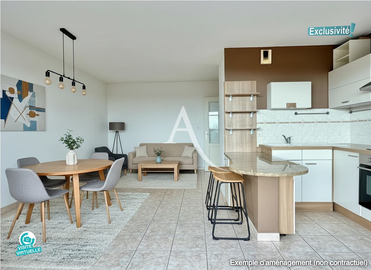 Appartement LATTES (34970) 2 pi&egrave;ces 43.40 m&sup2;