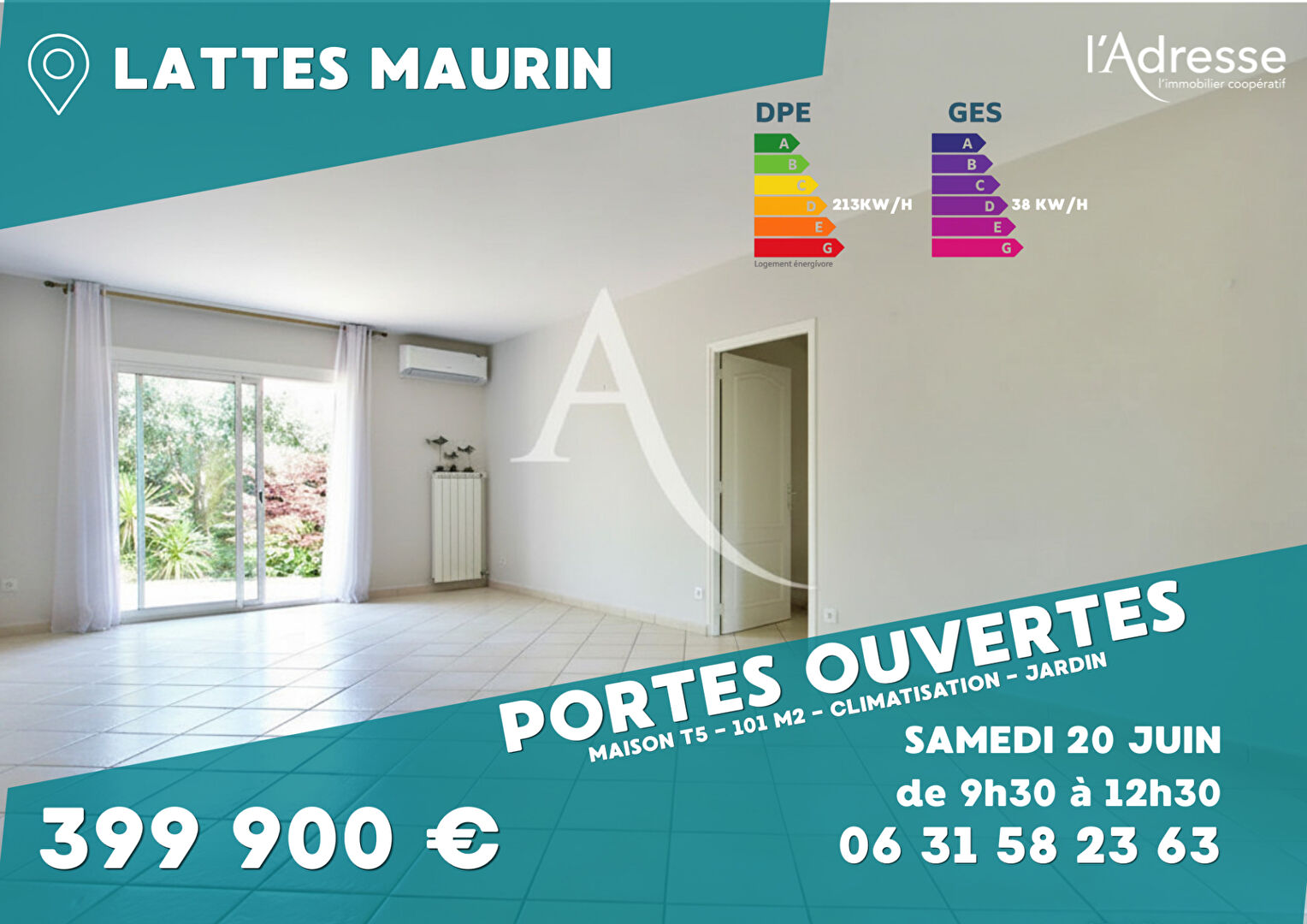 Maison Lattes (34970) 5 pi&egrave;ces 101.00 m&sup2;