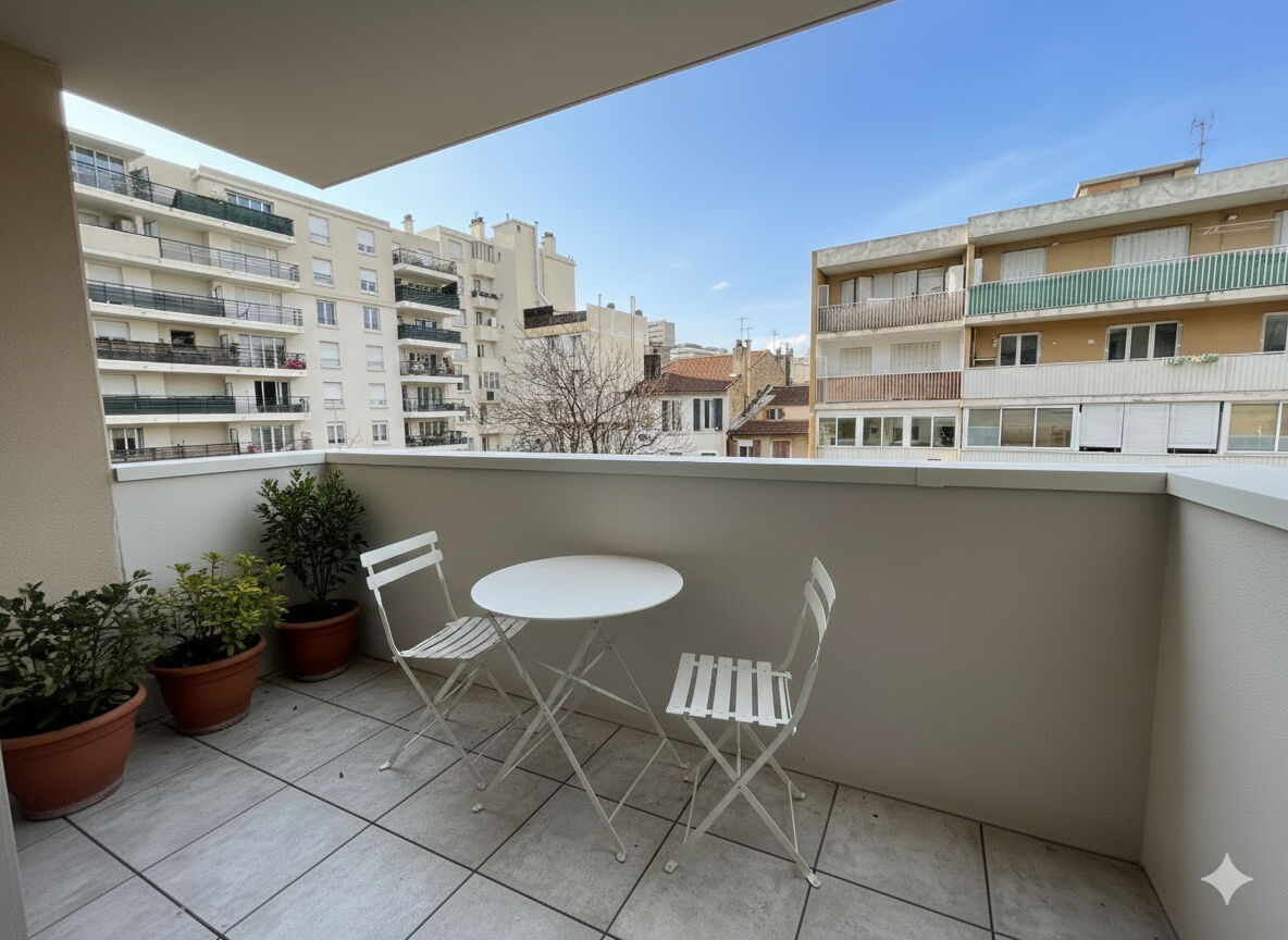 Appartement MARSEILLE (13004) 2 pi&egrave;ces 40.00 m&sup2;