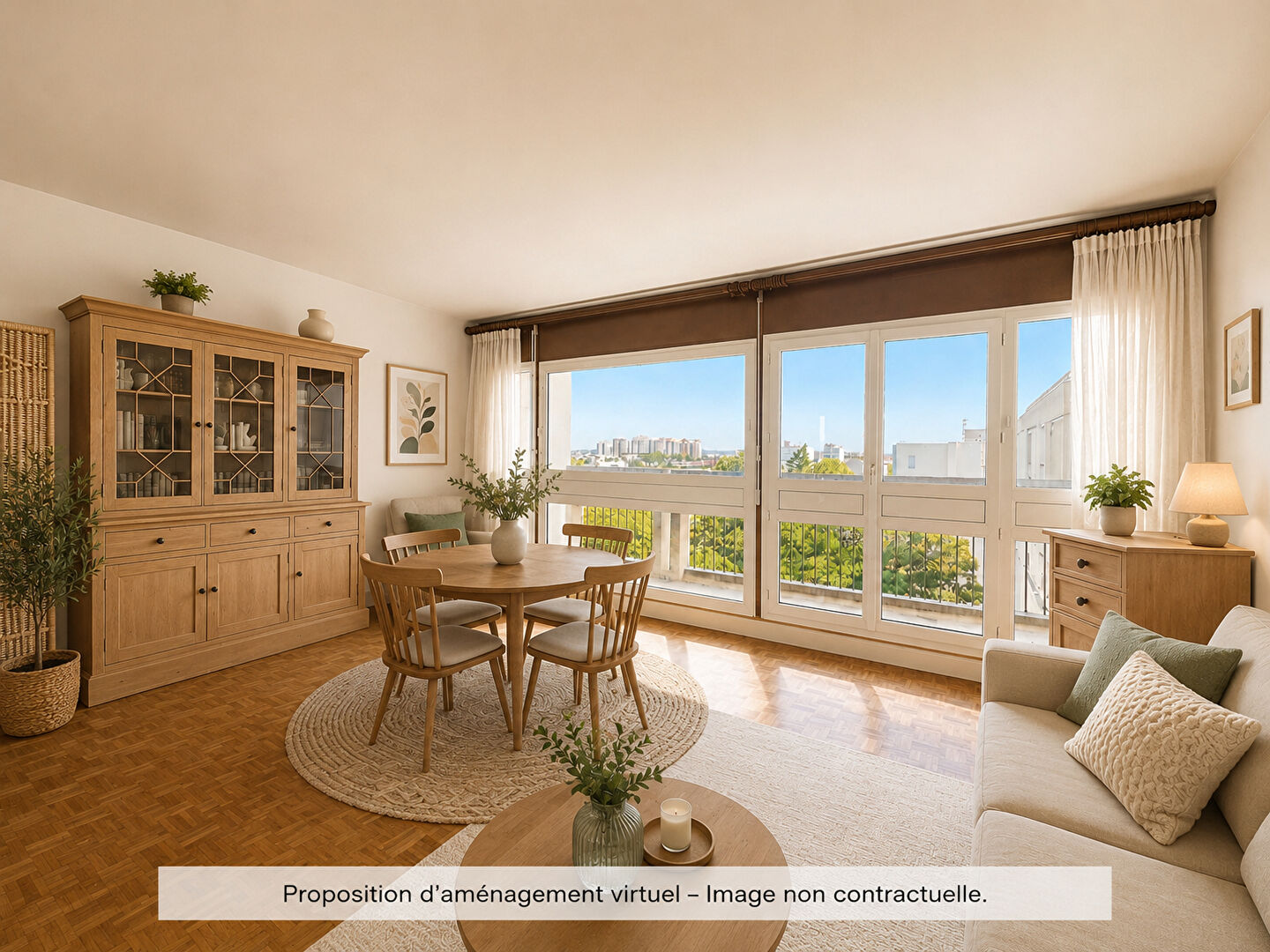 Nanterre (92) 279 000 € Appartement 3 pièces , 2 chambres 65.60 m² Avec balcon Voir le bien