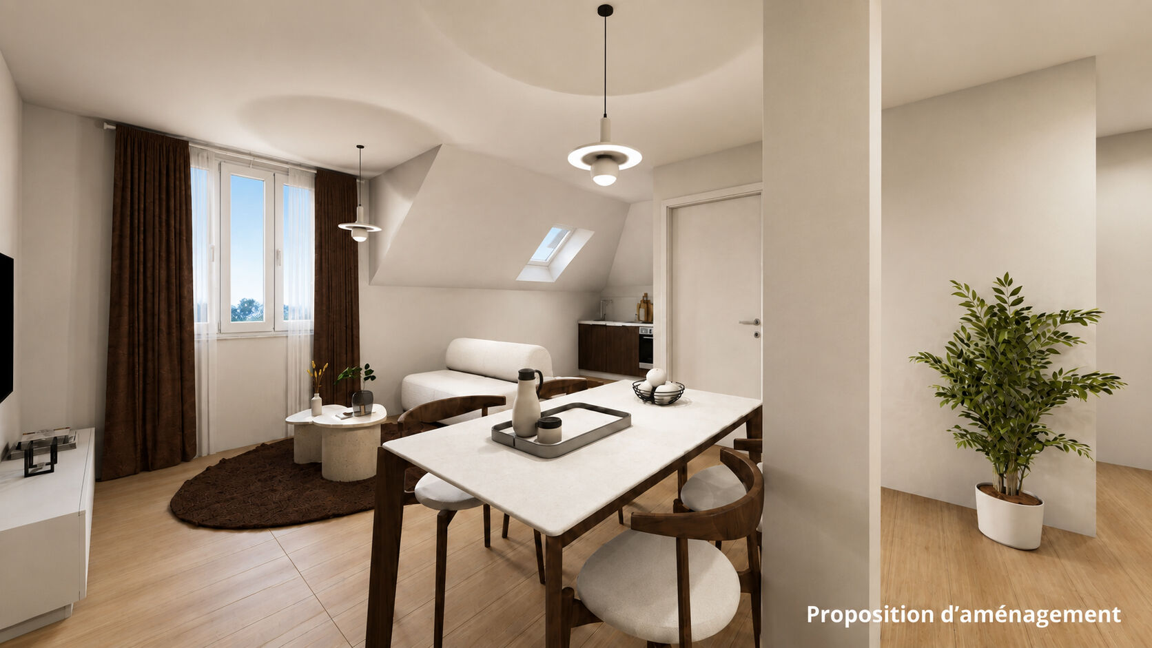 Appartement PLOERMEL (56800) 3 pi&egrave;ces 54.00 m&sup2;