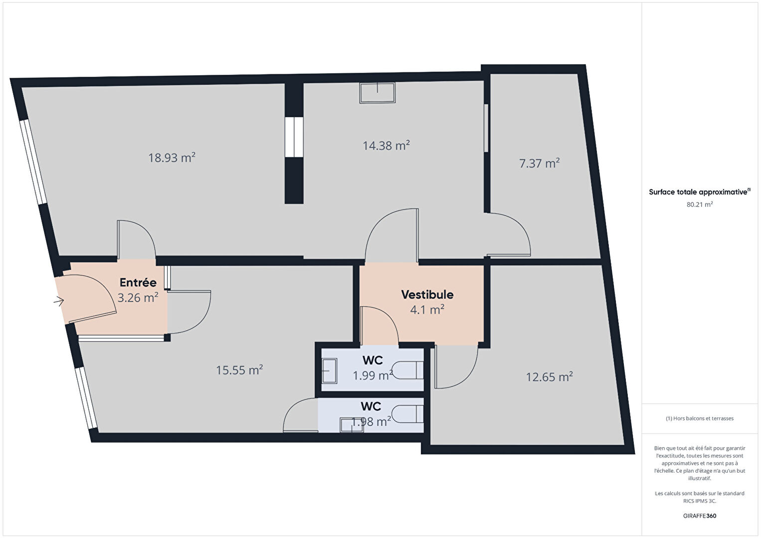 Local commercial SAINT BARTHELEMY DE VALS (26240) 80.00 m&sup2;