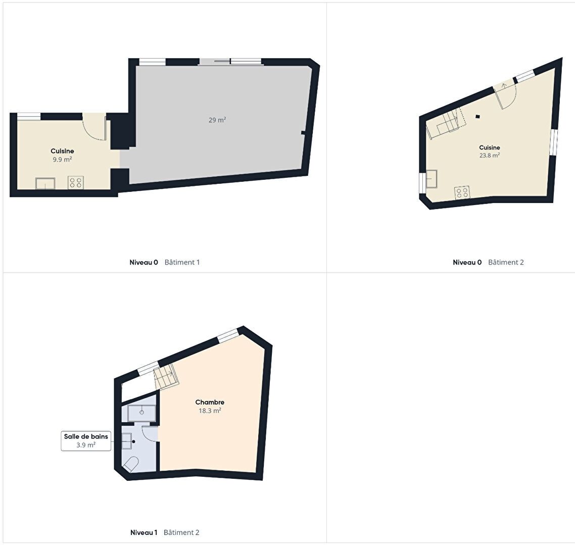 Maison T2 - 85m² - Saint-Basile — 2 pièces, 85 m², 1 chambre — photo 16
