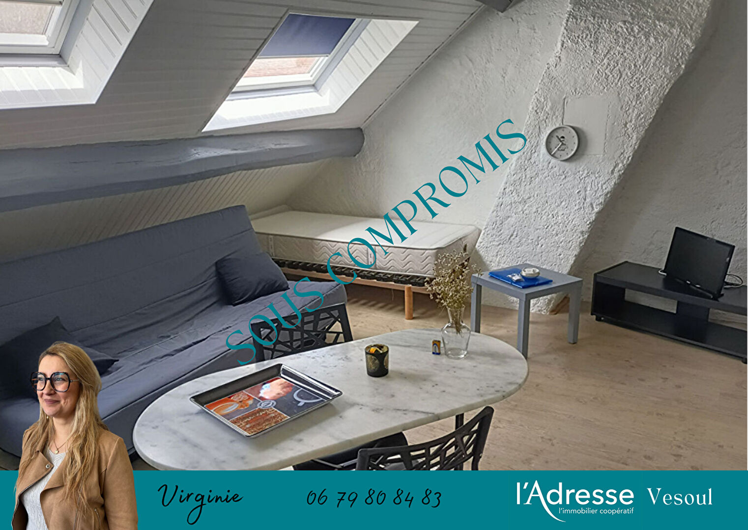 Appartement VESOUL (70000) 1 pi&egrave;ce 16.83 m&sup2;