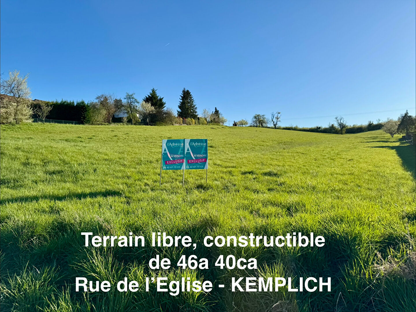 Terrain KEMPLICH (57920) 4640.00 m&sup2;
