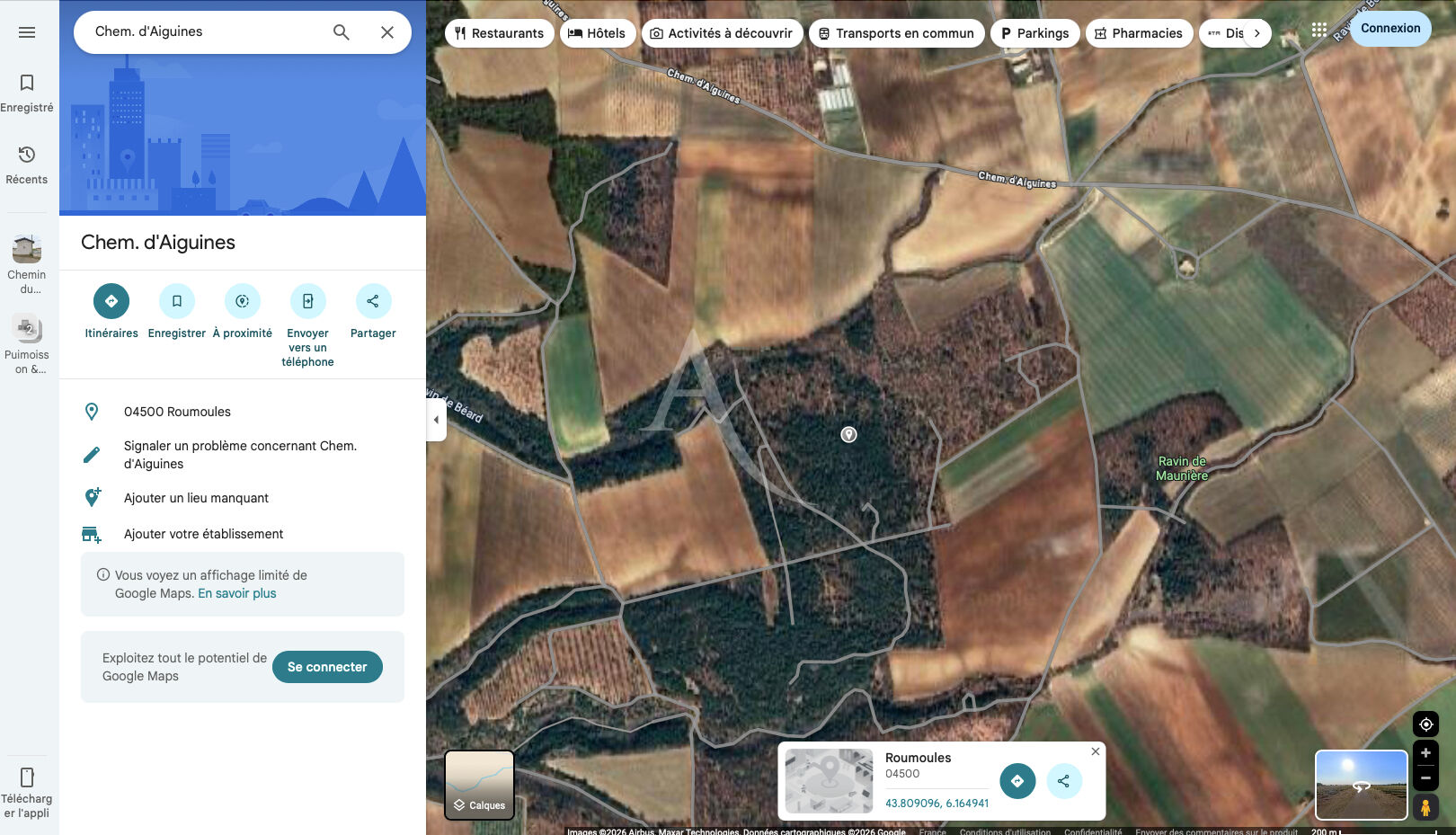 Domaine agricole ROUMOULES (04500) 37641.00 m&sup2;