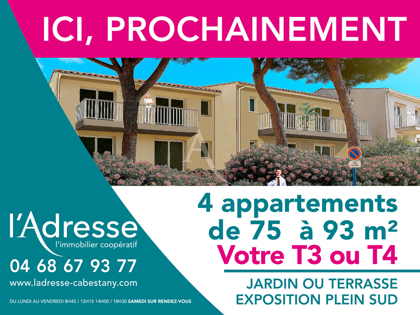 Programme Neuf CABESTANY (66330) 3 pi&egrave;ces 88.30 m&sup2;