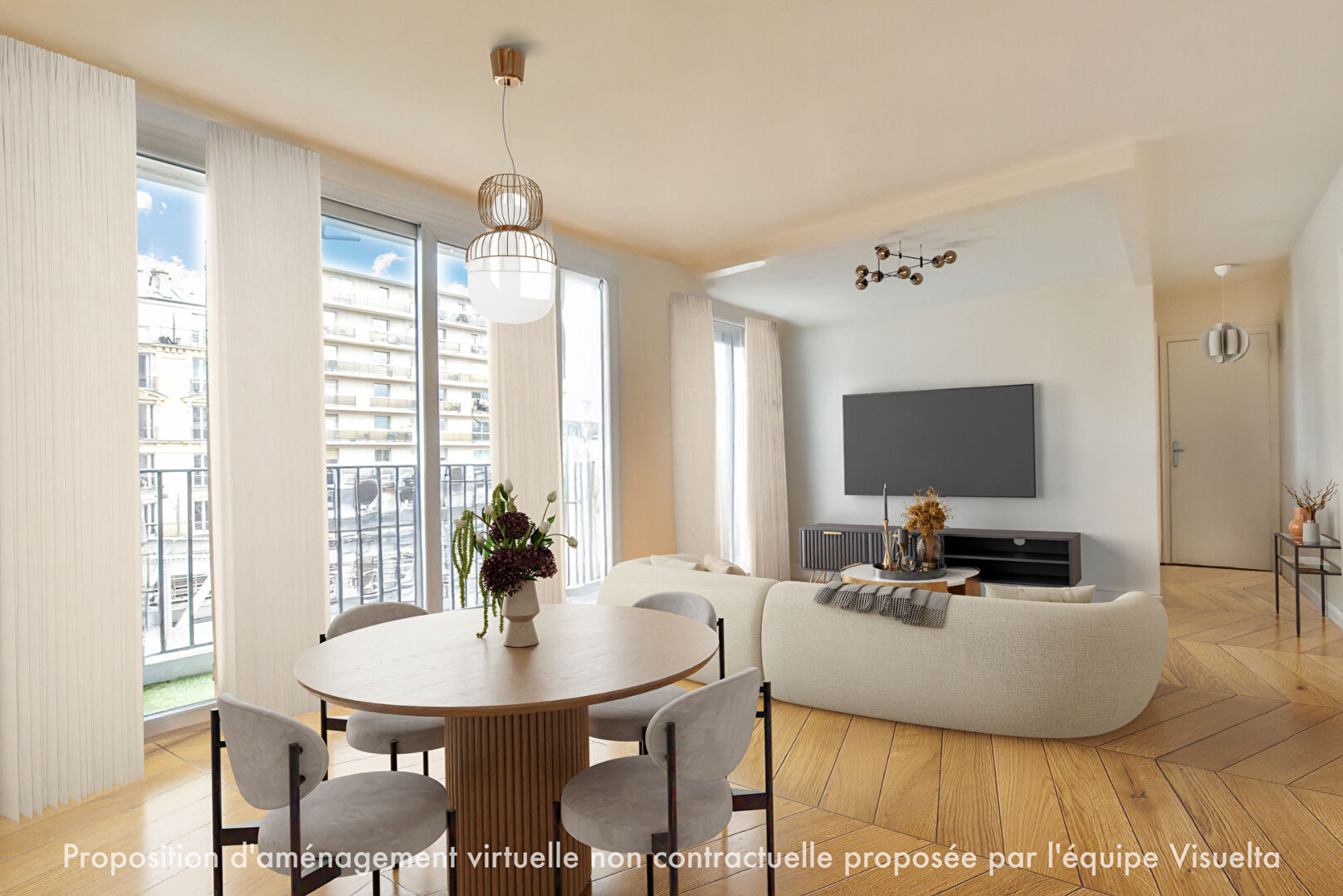 Appartement PARIS (75015) 3 pièces 78.48 m²