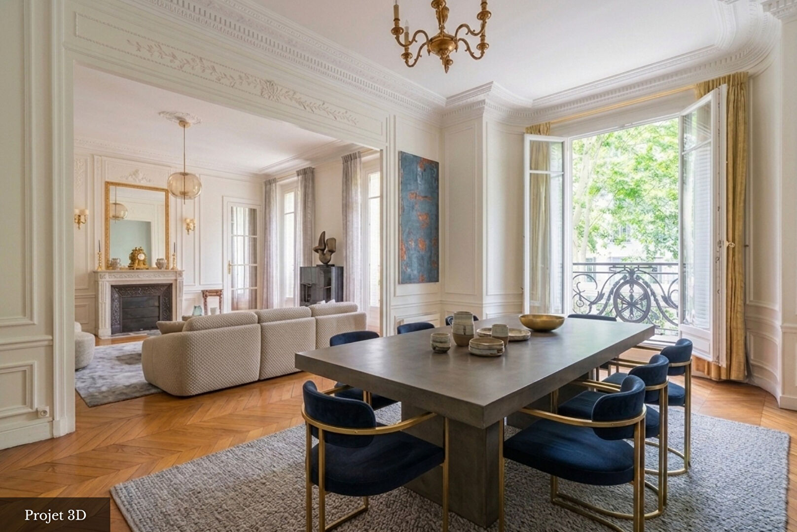 Appartement PARIS (75007) 6 pi&egrave;ces 211.00 m&sup2;