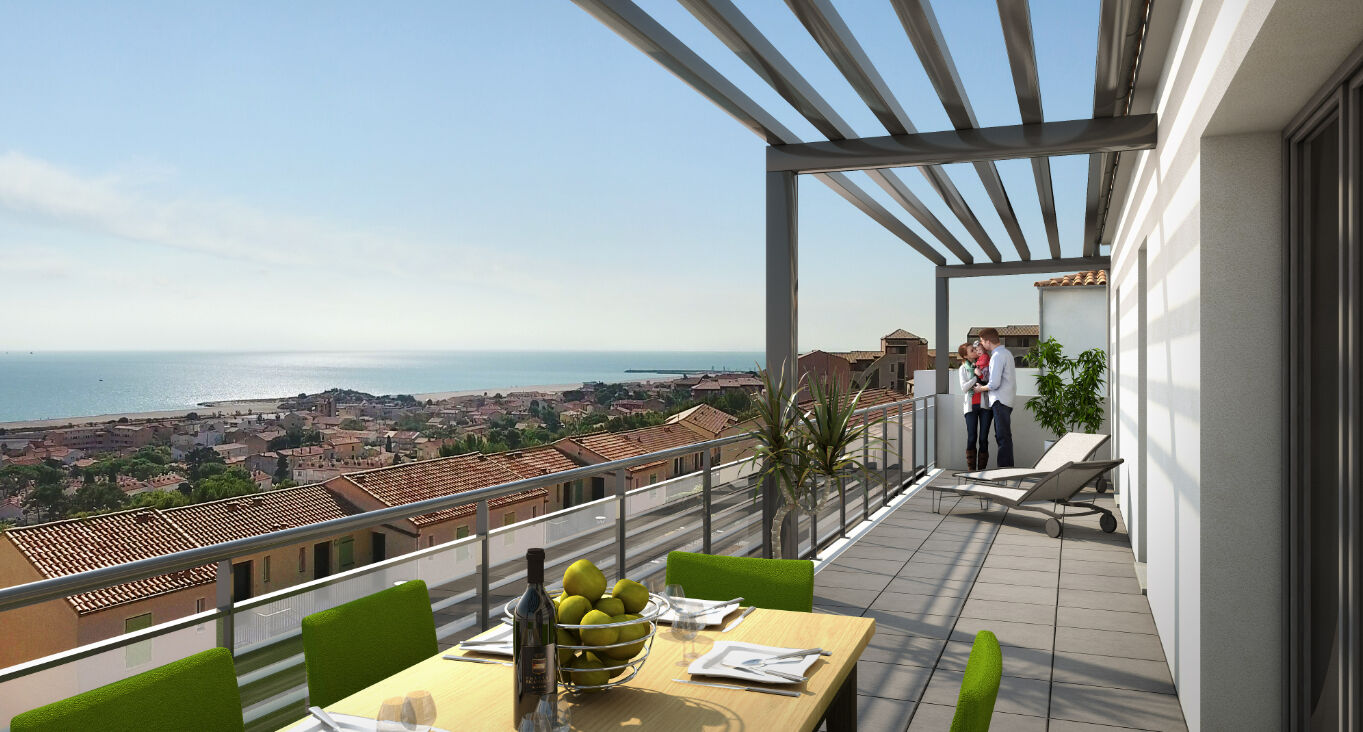 Appartement SAINT PIERRE LA MER (11560) 2 pi&egrave;ces 38.60 m&sup2;