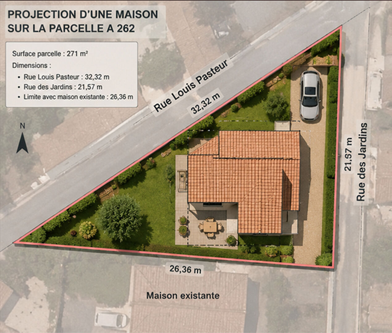 Terrain PUICHERIC (11700) 271.00 m&sup2;