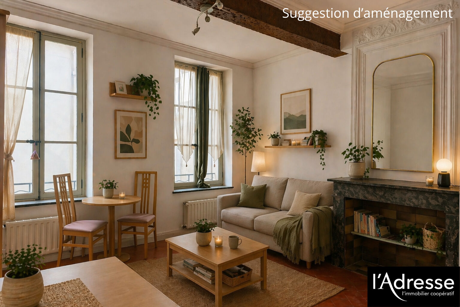 Appartement NARBONNE (11100) 1 pi&egrave;ce 22.80 m&sup2;