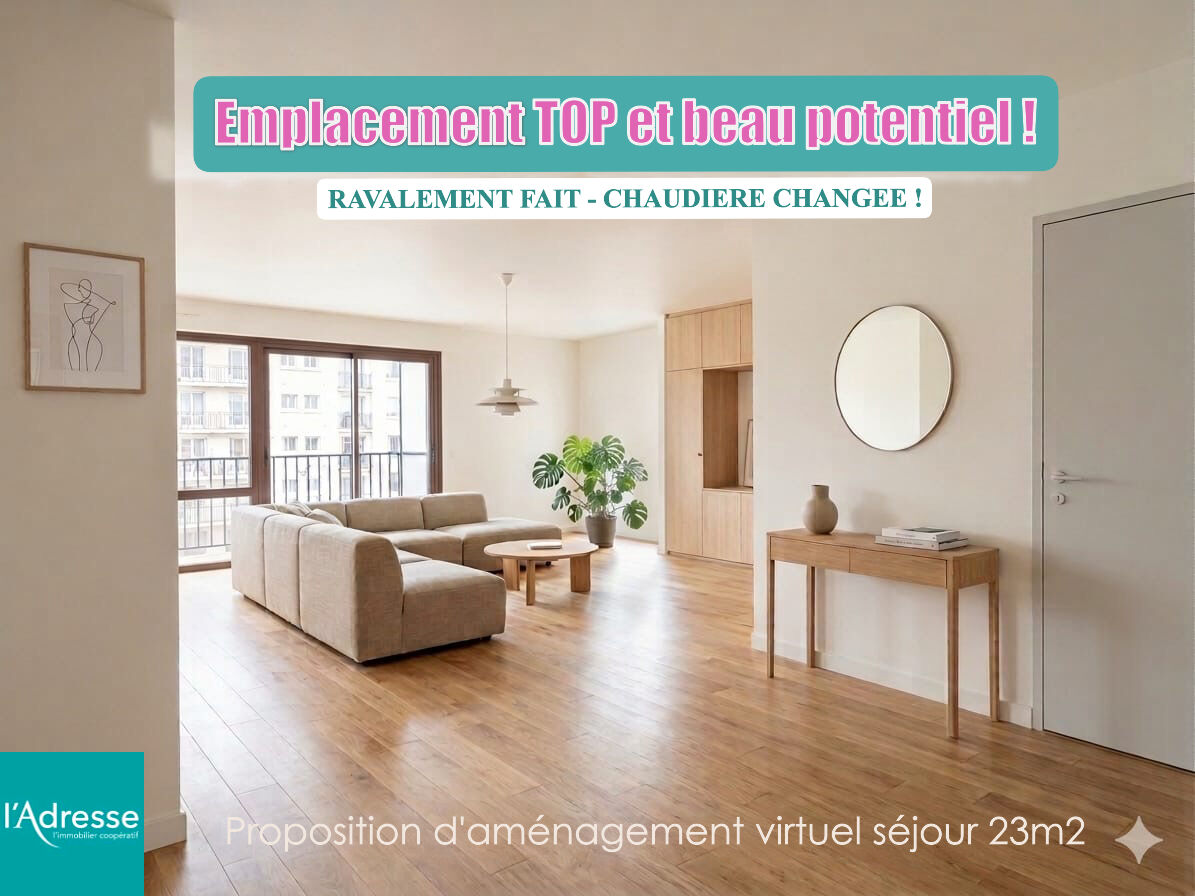 Appartement CHARENTON LE PONT (94220) 3 pi&egrave;ces 60.59 m&sup2;
