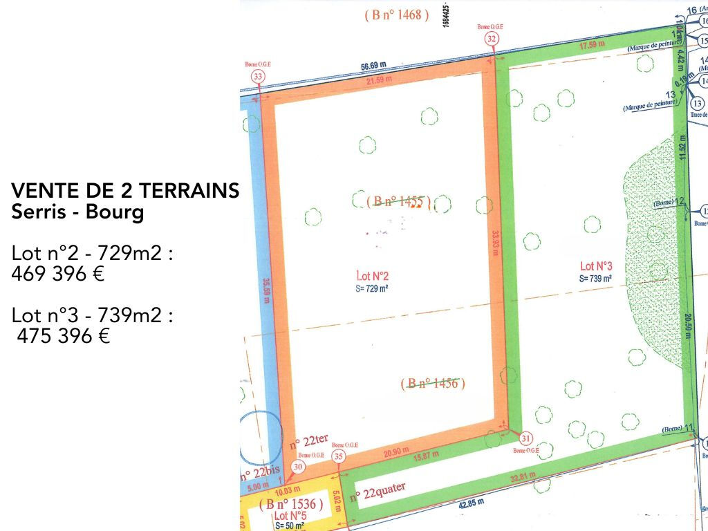 Terrain Serris (77700) 729.00 m²
