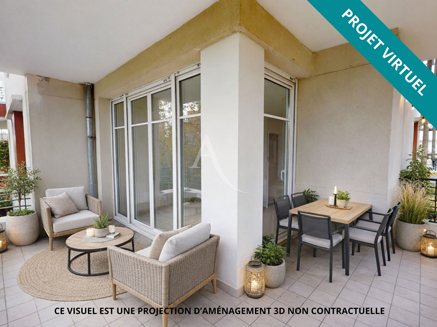 Appartement MONTEVRAIN (77144) 3 pi&egrave;ces 65.11 m&sup2;