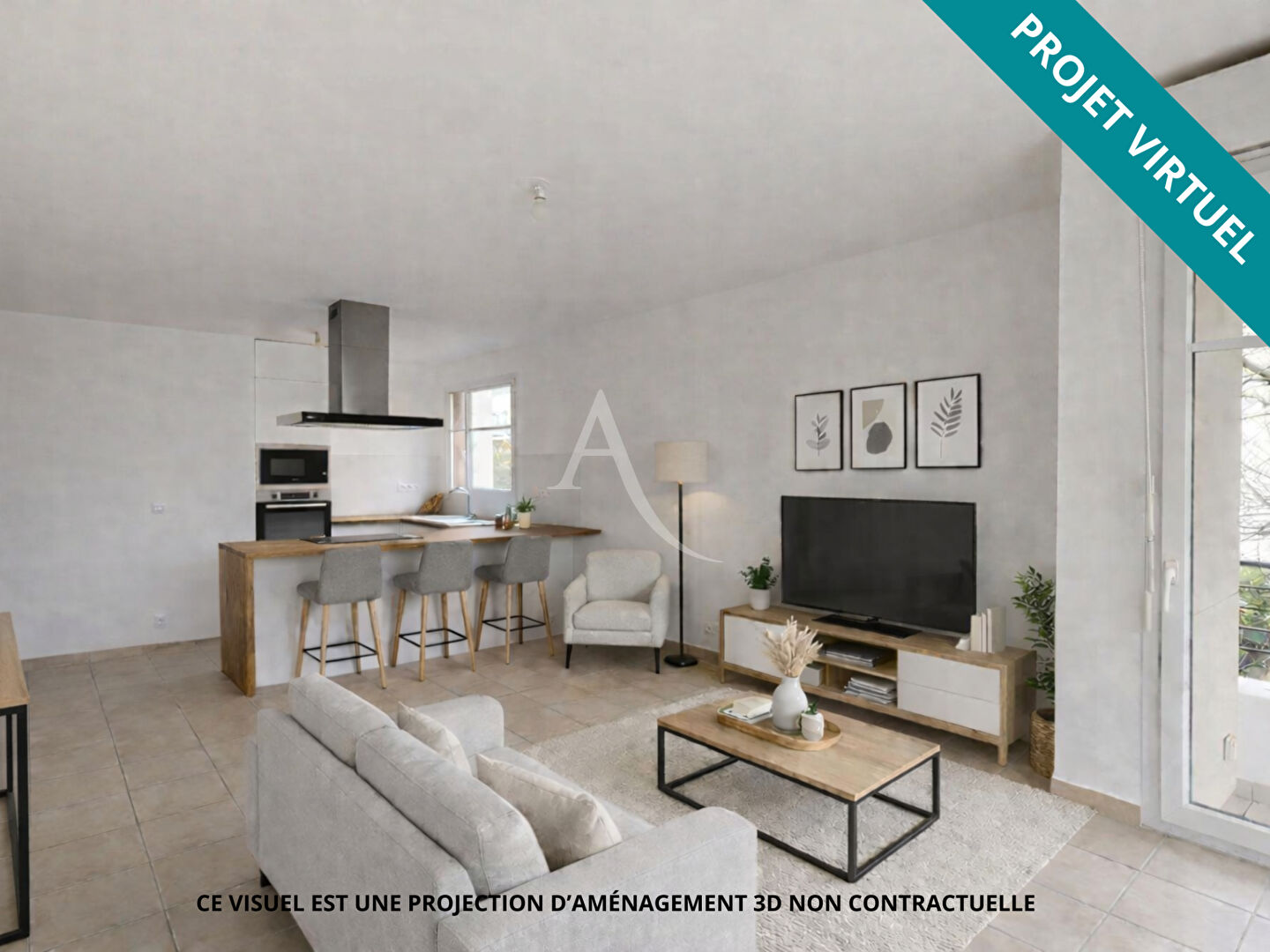 Appartement MONTEVRAIN (77144) 3 pi&egrave;ces 65.11 m&sup2;