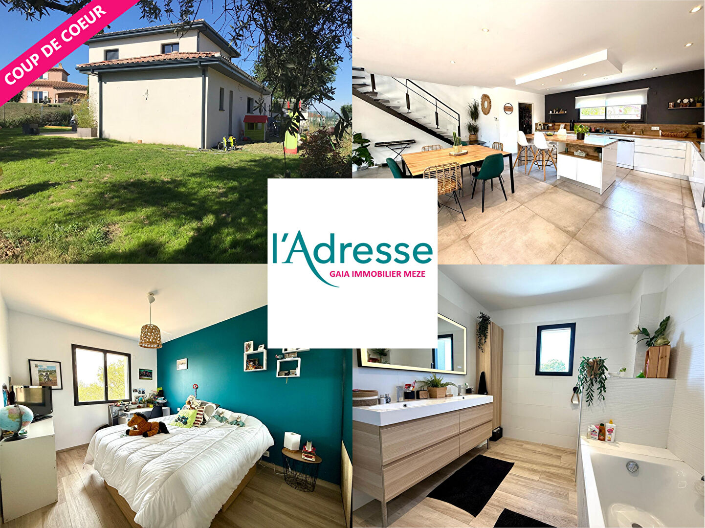 Villa MEZE (34140) 5 pièces 134.00 m²