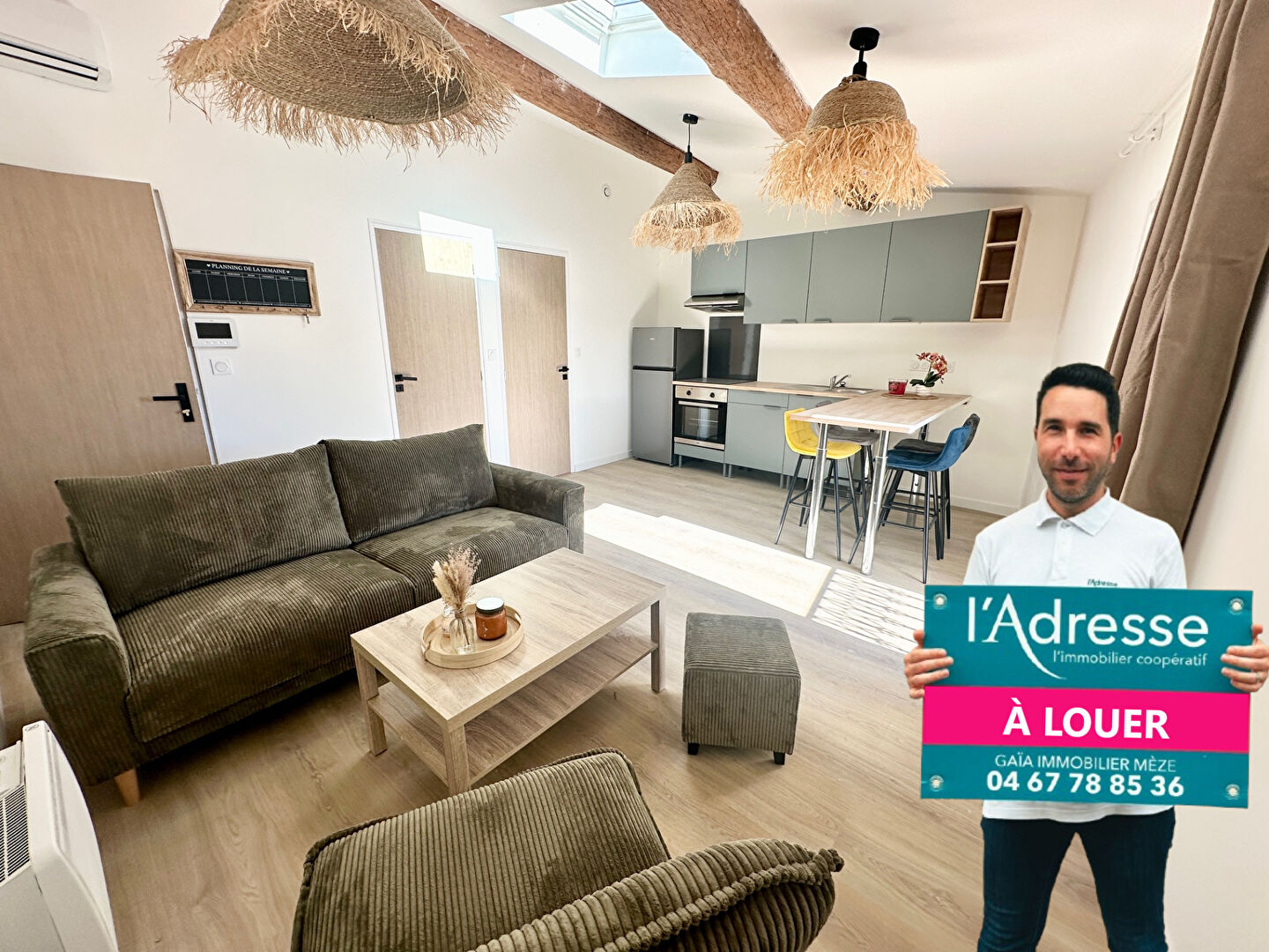 Appartement LOUPIAN (34140) 2 pièces 36.84 m²