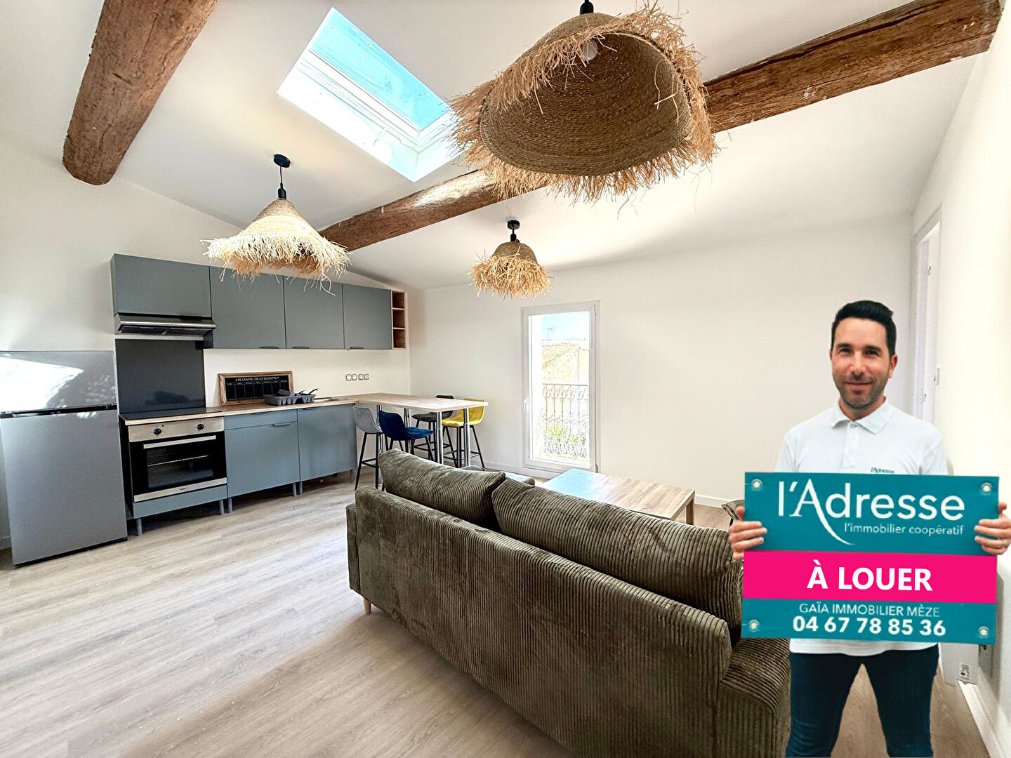 Appartement LOUPIAN (34140) 2 pièces 36.84 m²