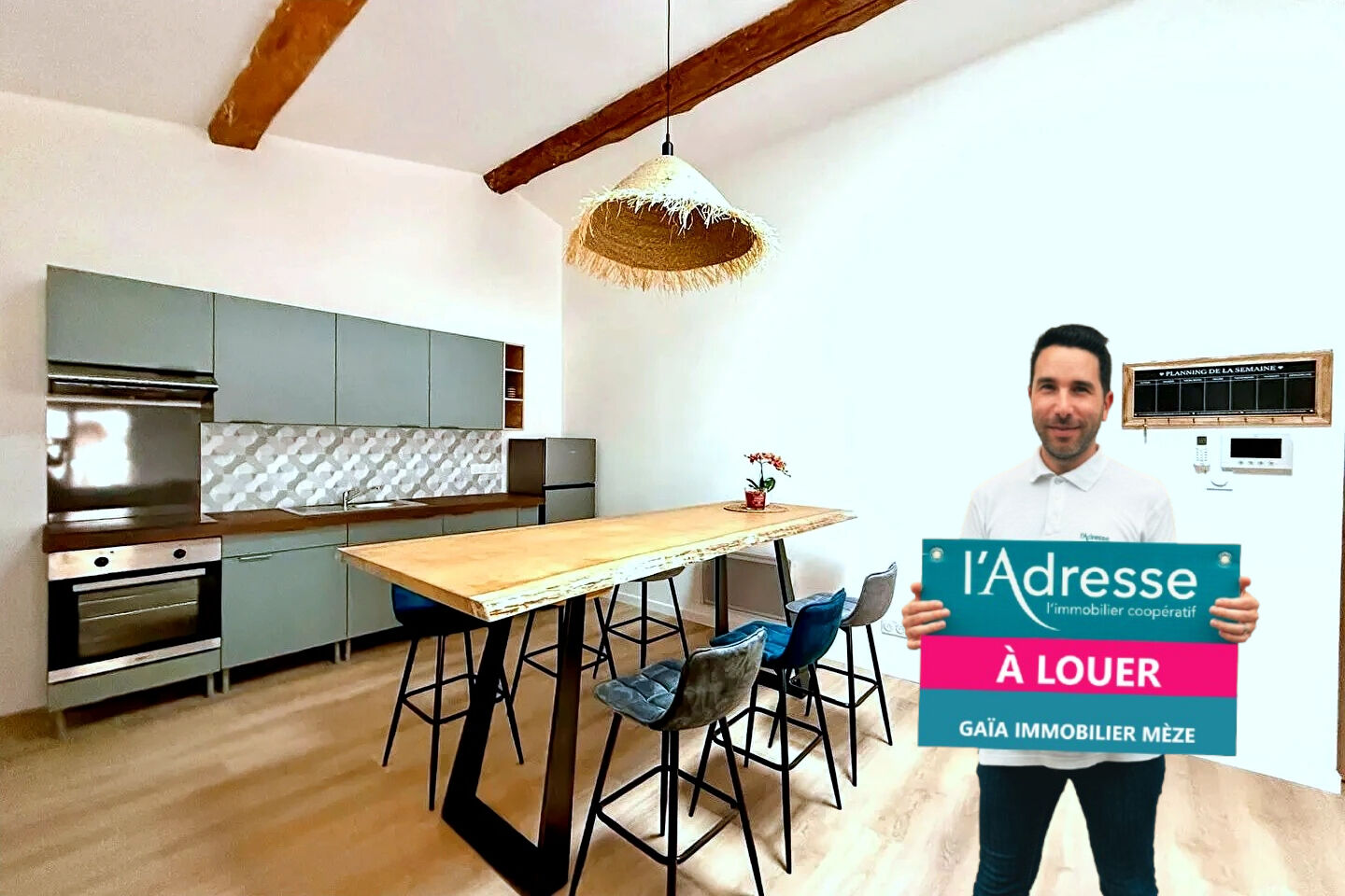 Appartement LOUPIAN (34140) 3 pi&egrave;ces 57.00 m&sup2;