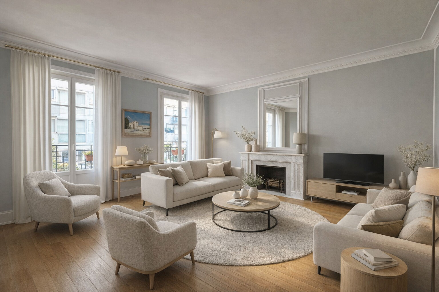 Appartement PARIS (75016) 4 pi&egrave;ces 128.00 m&sup2;