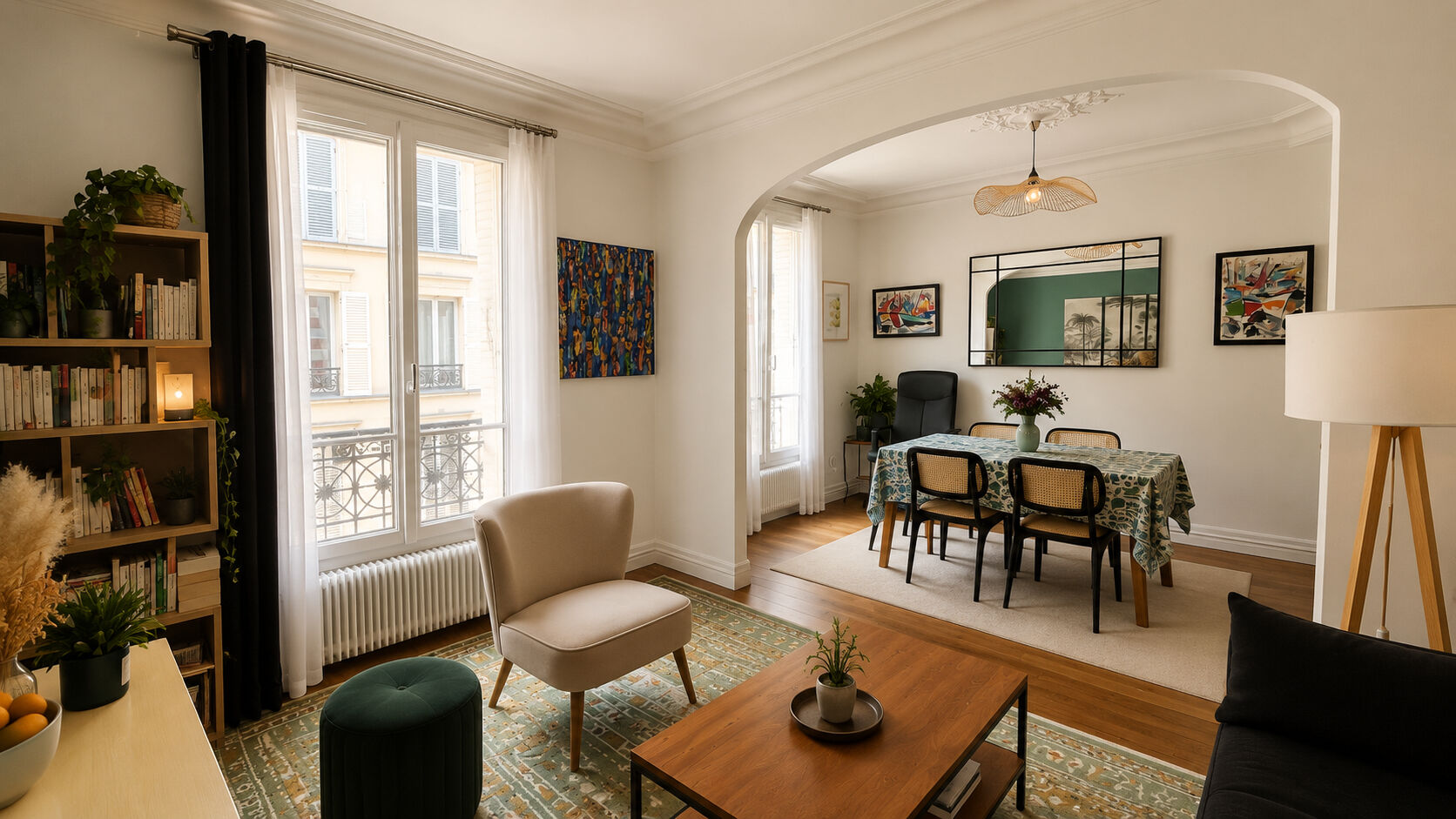 Appartement PARIS (75017) 3 pi&egrave;ces 52.00 m&sup2;