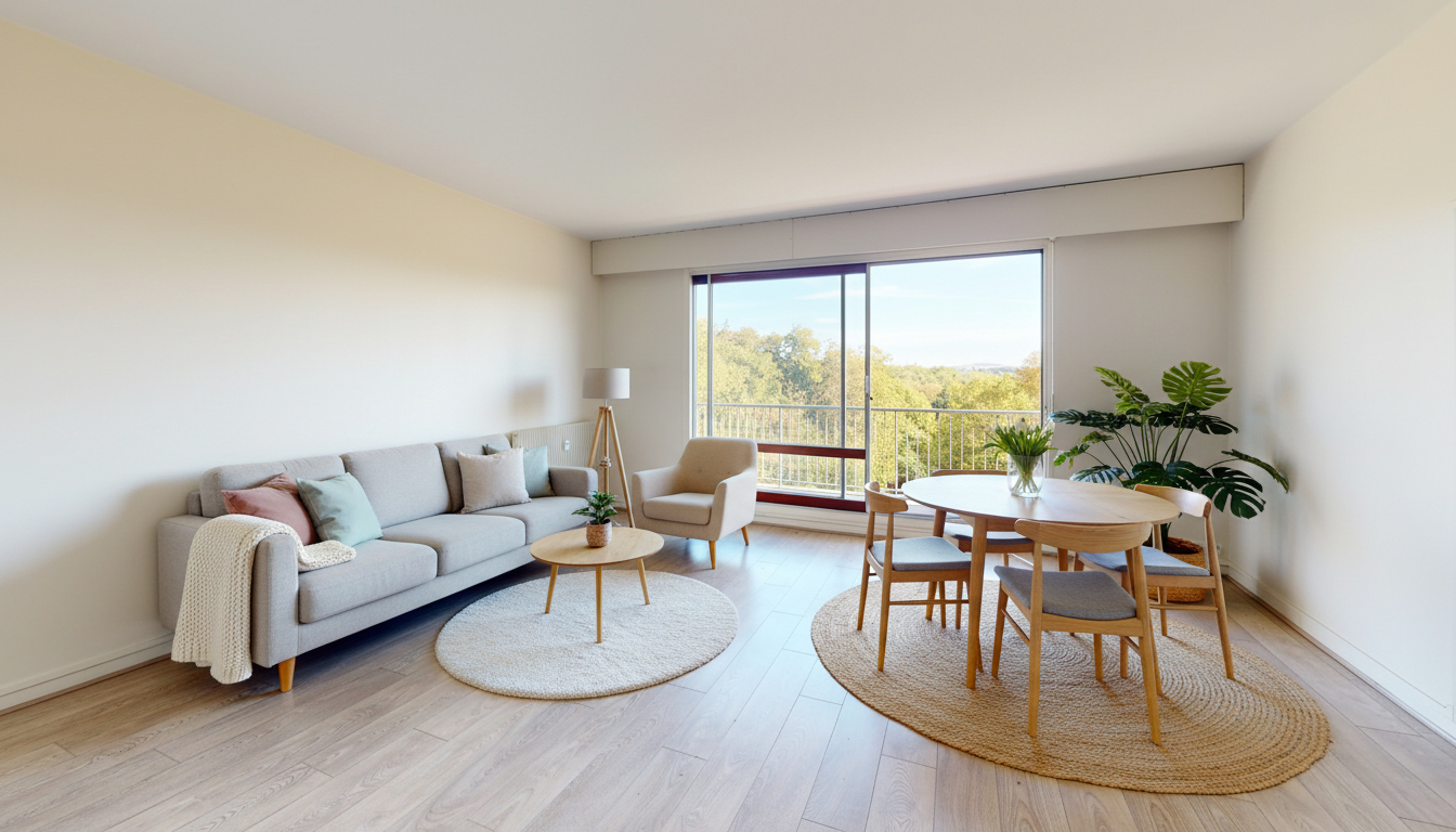 Le Mesnil-le-Roi (78) Exclusif 397 000 € Appartement 4 pièces , 2 chambres 101.00 m² Avec balcongarage/box
