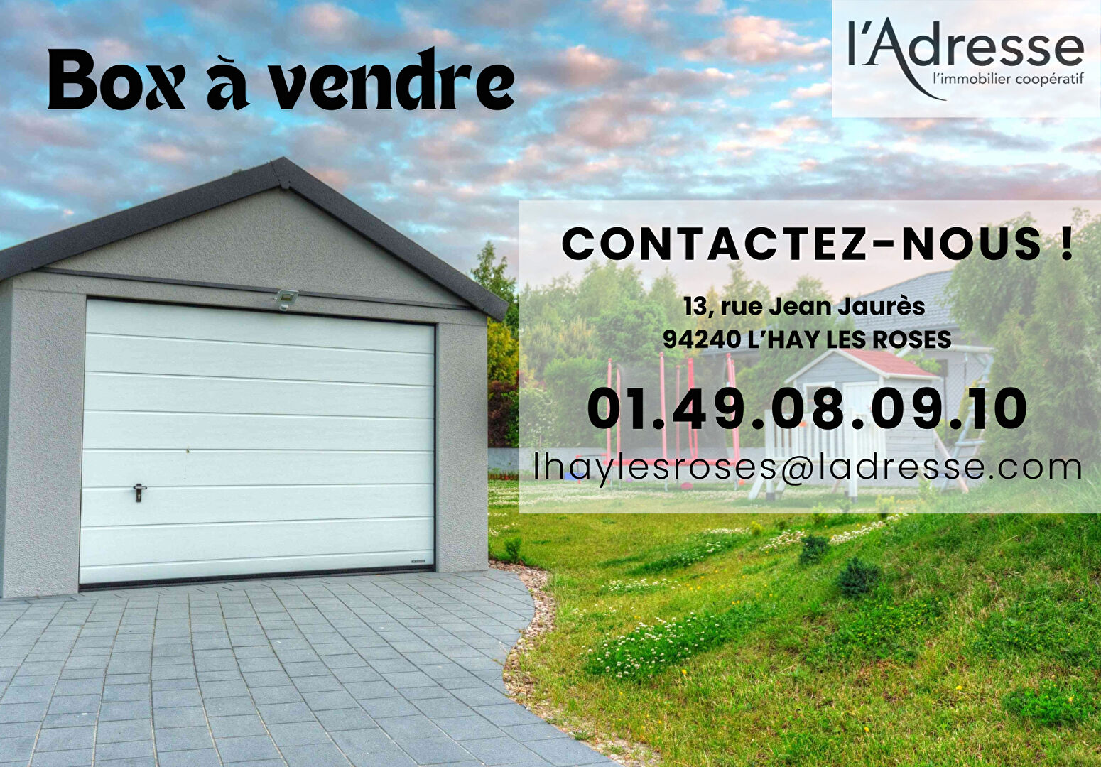 Parking / box CHEVILLY LARUE (94550) 12.00 m²