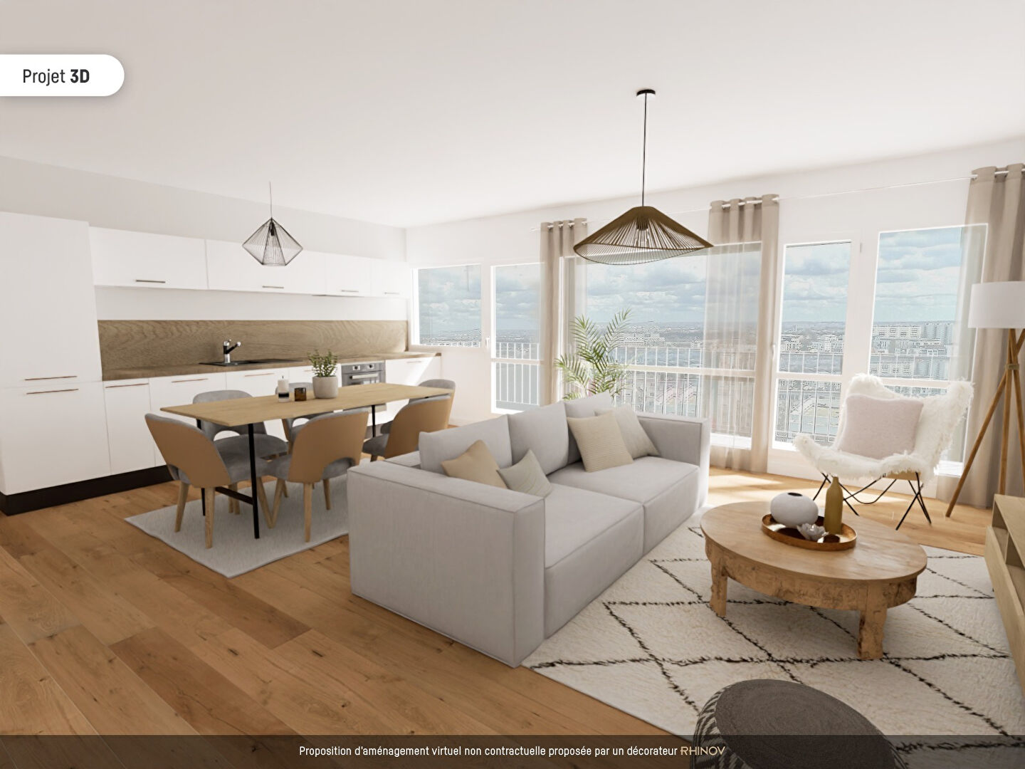 Appartement THIAIS (94320) 4 pi&egrave;ces 91.34 m&sup2;