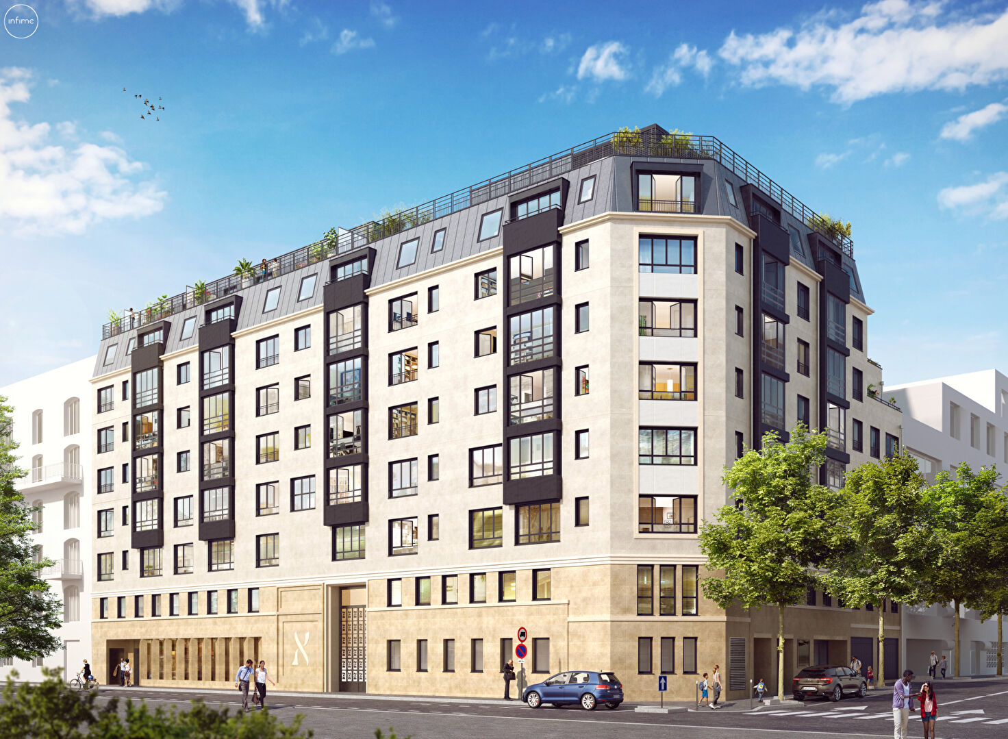 à 2 km de Levallois-Perret 691 244 € Appartement 3 pièces , 2 chambres 87.77 m² Voir le bien