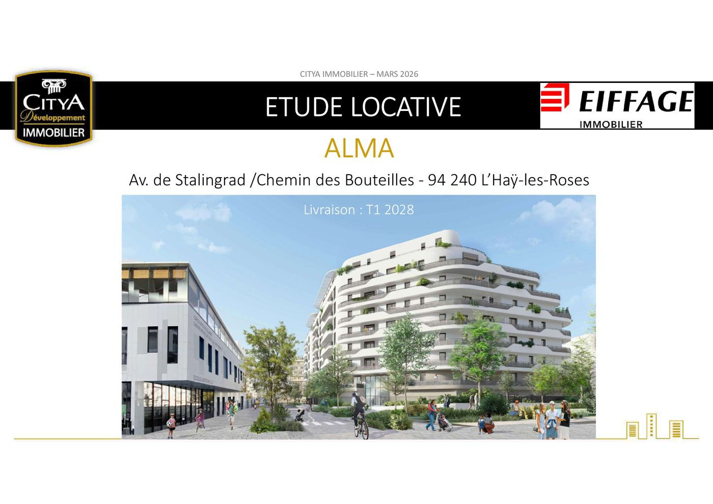 Appartement L HAY LES ROSES (94240) 2 pi&egrave;ces 41.40 m&sup2;